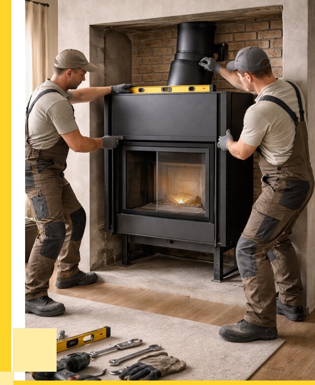 Установка каминных топок в Петрозаводске под ключ от 18270 р. | ЭриданПтр