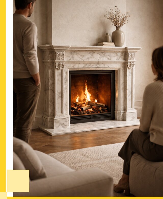 Мраморные камины под ключ в Петрозаводске от 253750 р. | ЭриданПтр