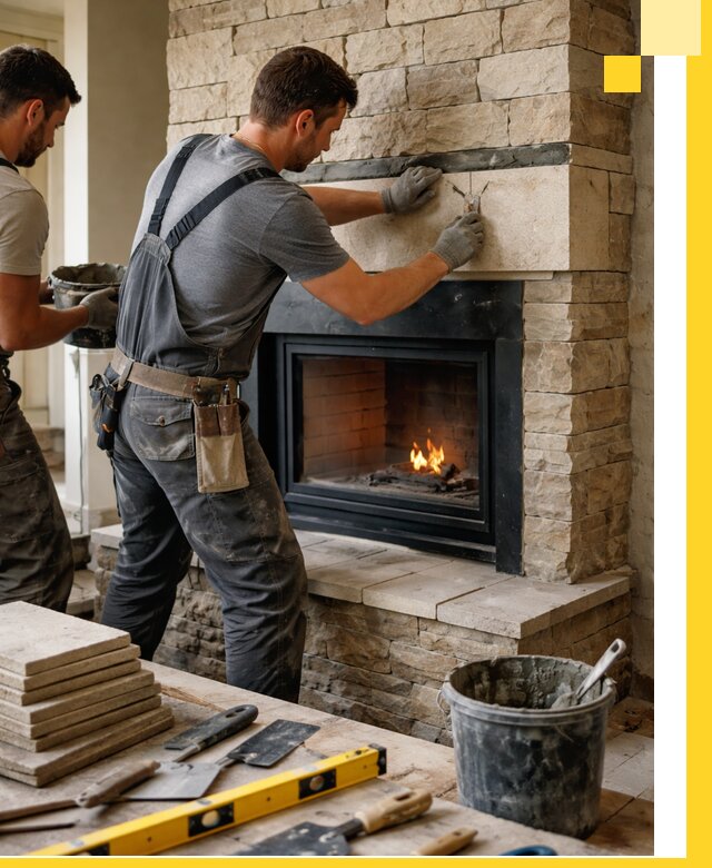 Проектирование и установка открытых каминов в Петрозаводске