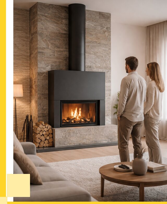 Закрытые камины под ключ в Петрозаводске от 121800 р., ЭриданПтр