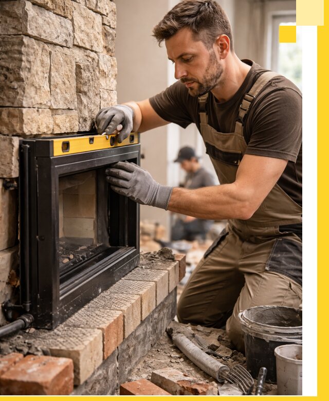 Дровяные камины под ключ в Петрозаводске: монтаж, обустройство