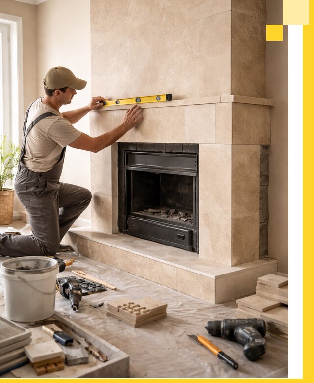 Установка и монтаж каминов в частном доме под ключ в Петрозаводске