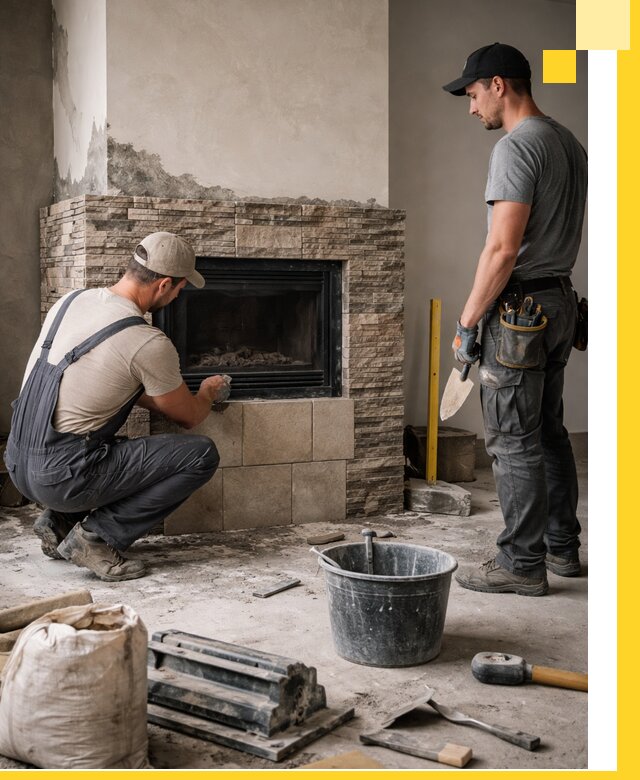 Камины под ключ в Петрозаводске: проект, изготовление и монтаж