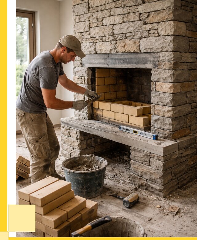 Кладка каминов и камина в Петрозаводске от 25375 р. ЭриданПтр