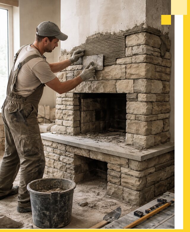 Строительство каминов под ключ в Петрозаводске от проектирования до монтажа