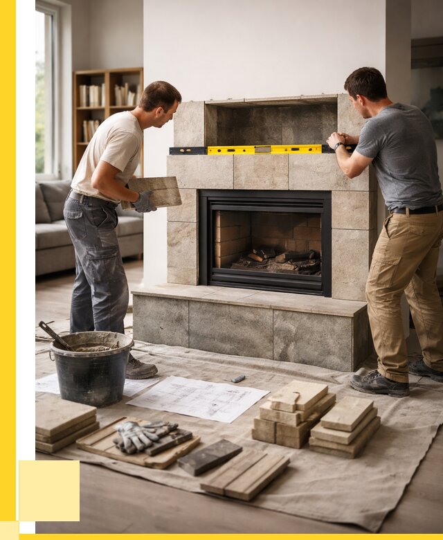 Монтаж каминов и установка в Петрозаводске от 45675 р. | ЭриданПтр