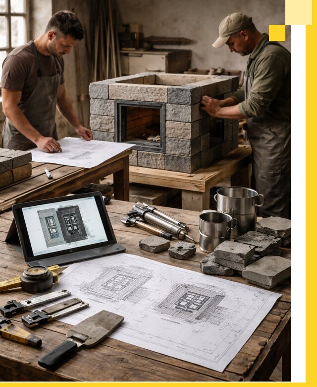 Разработка проектов печей с согласованием и монтажом в Петрозаводске