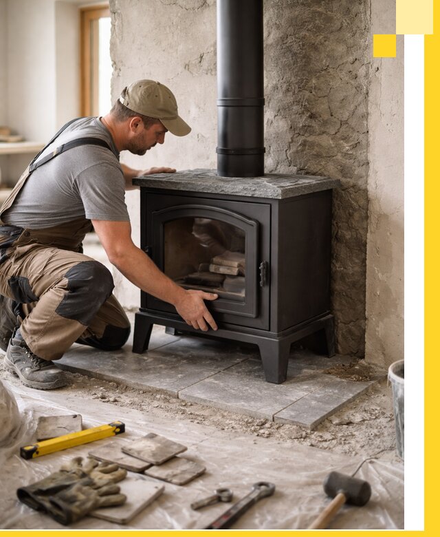 Профессиональный монтаж печей и каминов в Петрозаводске под ключ