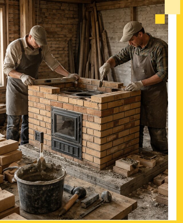 Изготовление и установка варочных печей под ключ в Петрозаводске