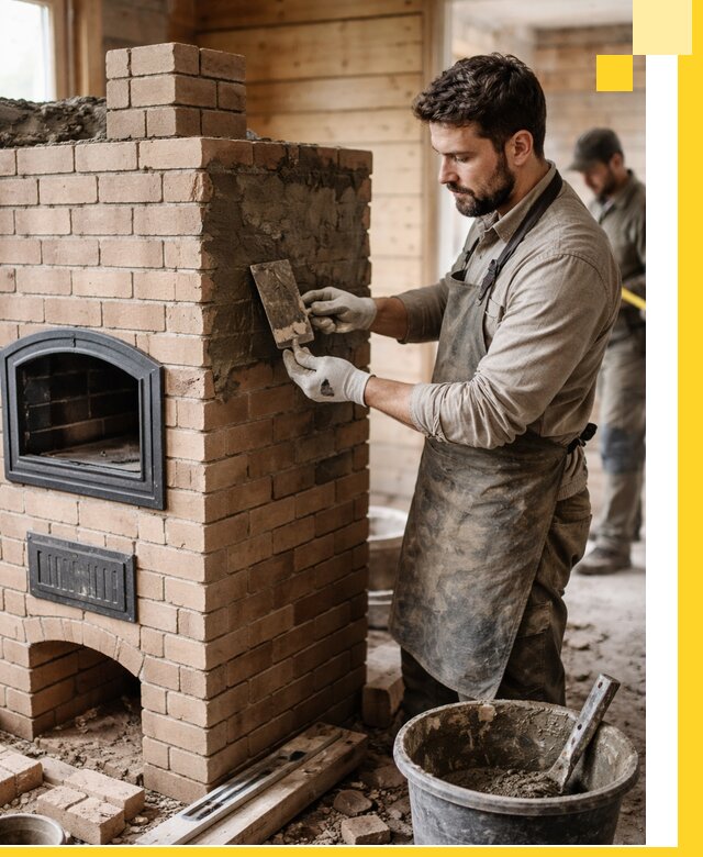 Изготовление и установка печей-шведок под ключ в Петрозаводске