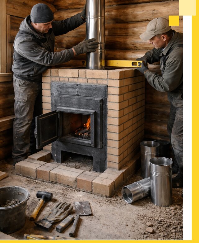 Проектирование, изготовление и установка банных печей в Петрозаводске