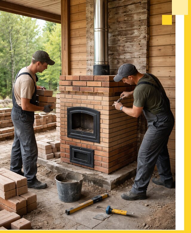 Производство и установка дачных печей под ключ в Петрозаводске