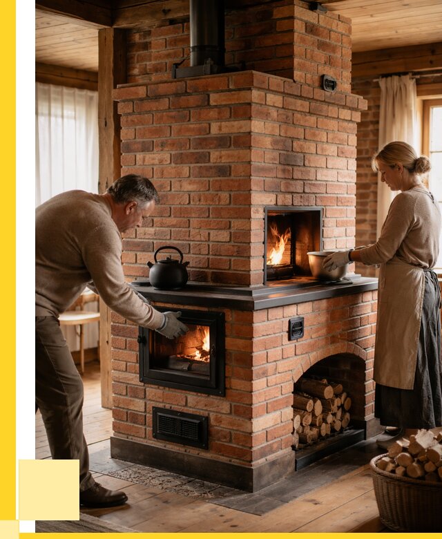 Печи для загородного дома под ключ в Петрозаводске от 81200 р. | ЭриданПтр