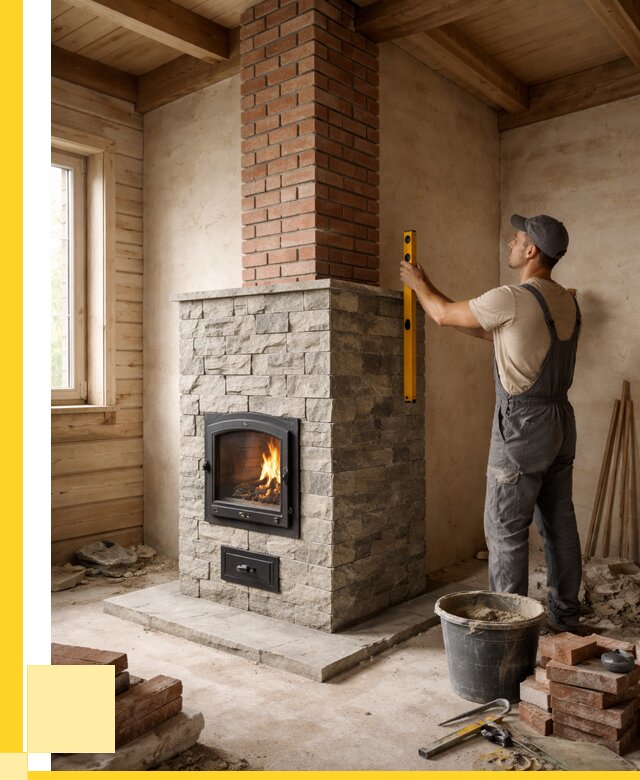 Печи и дымоходы под ключ в Петрозаводске от 45675 р., ЭриданПтр