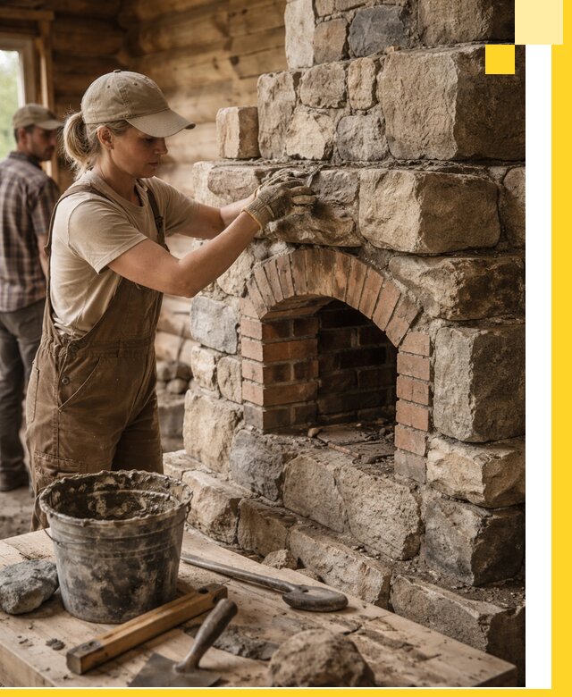 Каменные печи на заказ и монтаж в Петрозаводске, долговечные решения