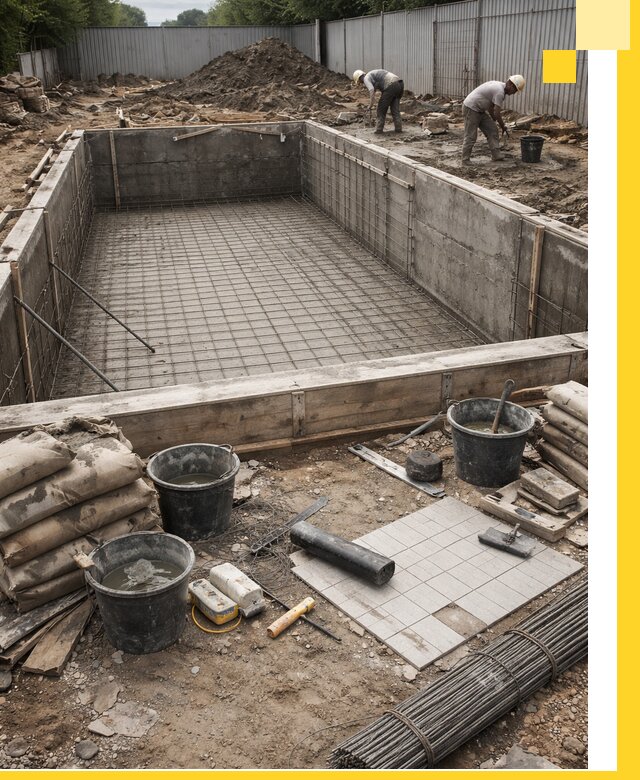 Строительство бассейнов под ключ в Петрозаводске, дизайн и монтаж