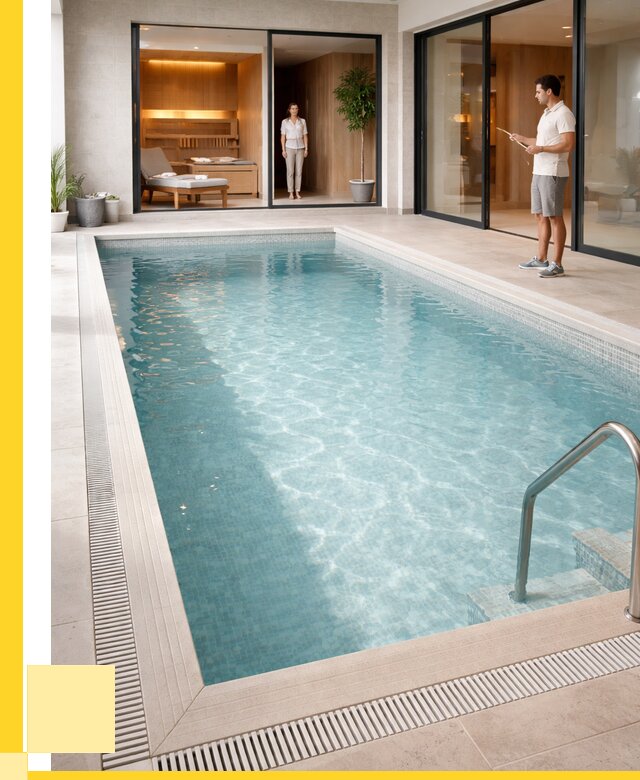 Отделка бассейна пленкой ПВХ в Петрозаводске от 3553 р. - ЭриданПтр