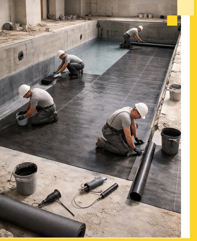 Профессиональная гидроизоляция бассейнов и чаш в Петрозаводске под ключ