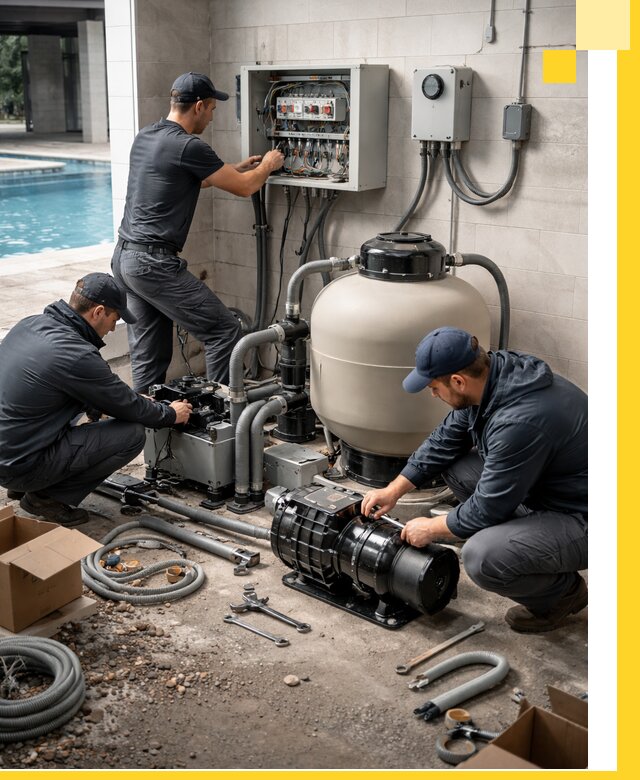 Профессиональный монтаж оборудования для бассейнов в Петрозаводске