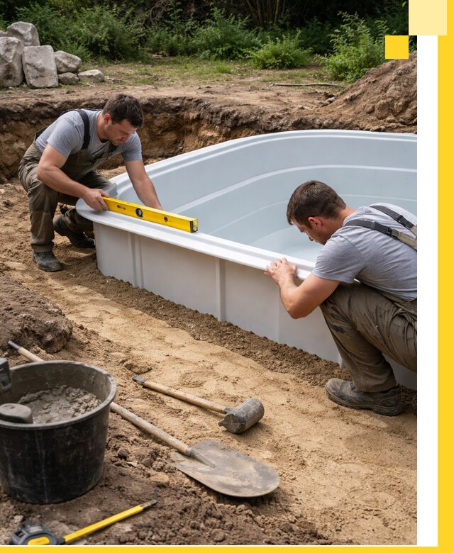 Производство и установка пластиковых бассейнов в Петрозаводске под ключ