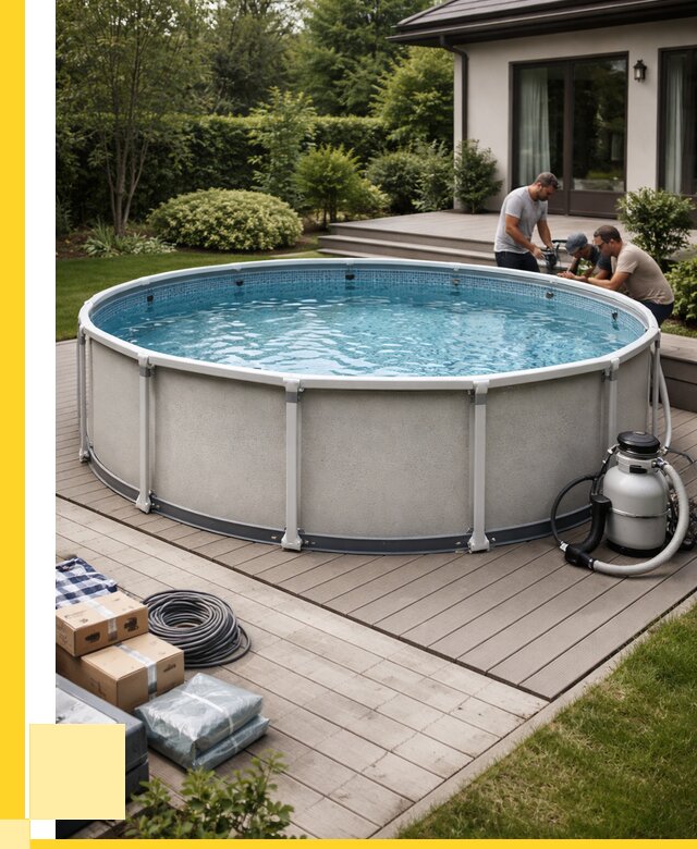 Купить каркасные бассейны в Петрозаводске от 45675 р. | ЭриданПтр