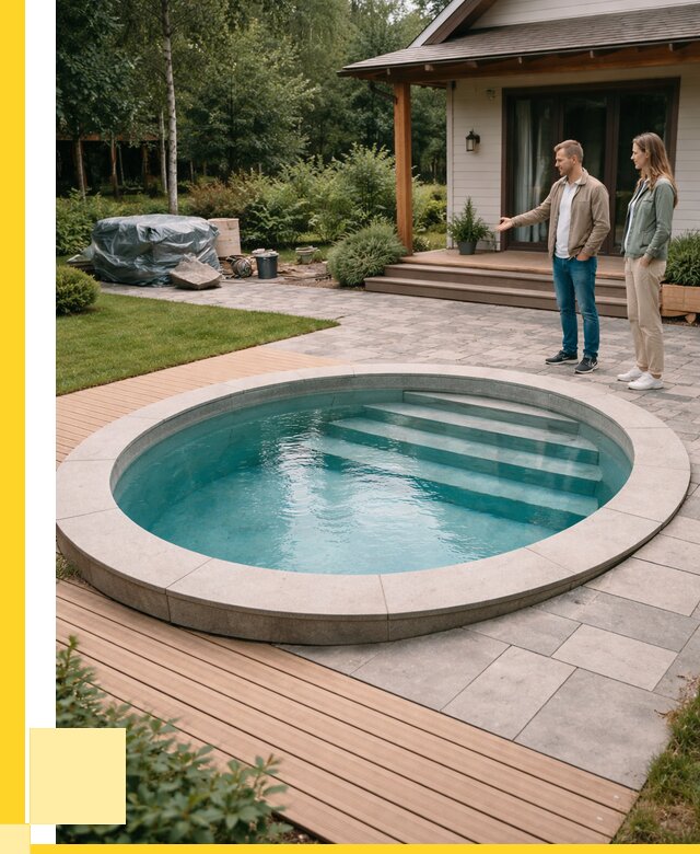 Бассейн на даче под ключ в Петрозаводске от 203000 р., ЭриданПтр