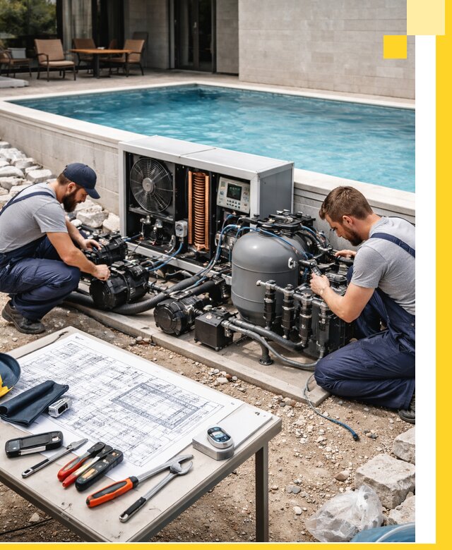 Проектирование и монтаж бассейнов с подогревом в Петрозаводске