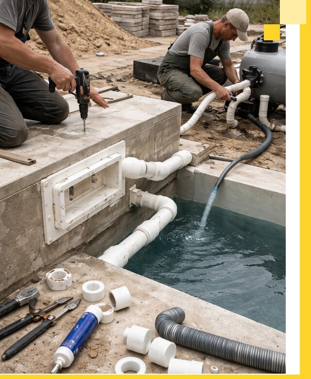 Строительство скиммерных бассейнов под ключ в Петрозаводске