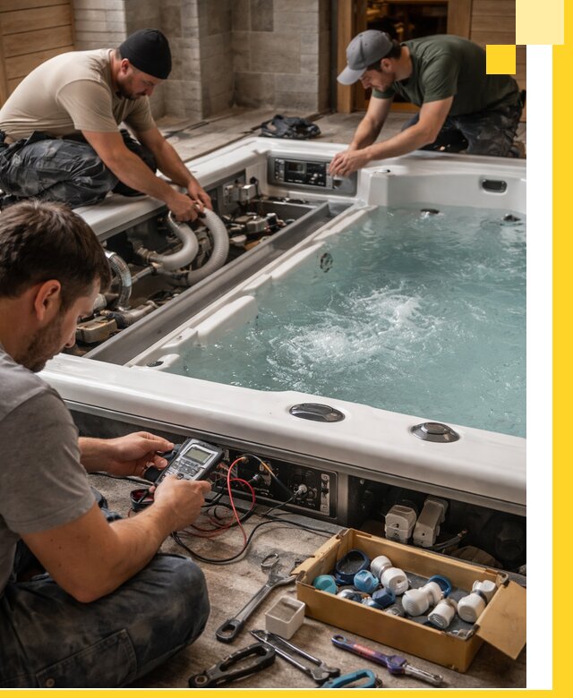 Гидромассажные бассейны под ключ в Петрозаводске, дизайн и монтаж