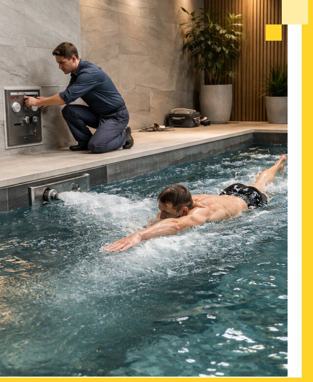 Проектирование и монтаж бассейнов с противотоком в Петрозаводске