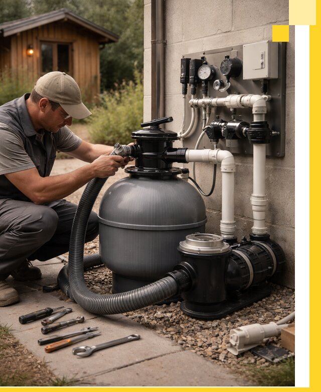 Продажа и монтаж фильтров и насосов для бассейнов в Петрозаводске