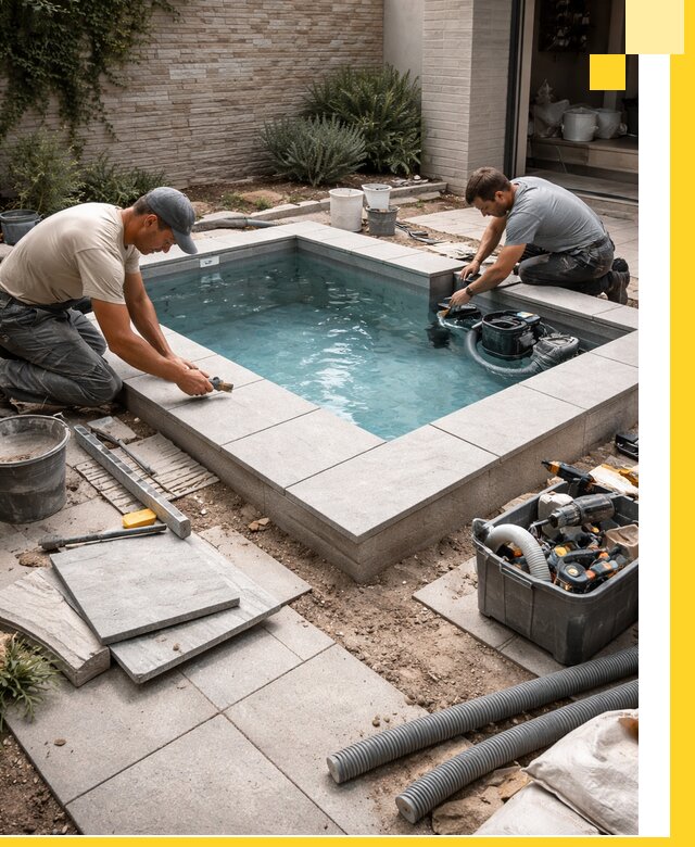 Мини бассейны под ключ в Петрозаводске, дизайн и установка