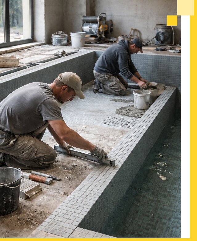 Строительство бассейна в частном доме в Петрозаводске под ключ