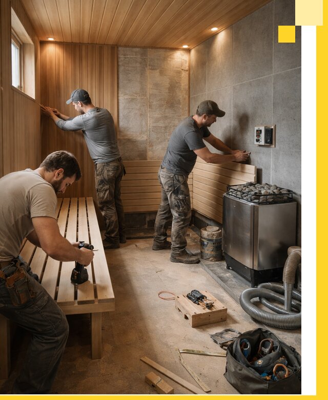 Сауны под ключ в Петрозаводске, проектирование, строительство, отделка