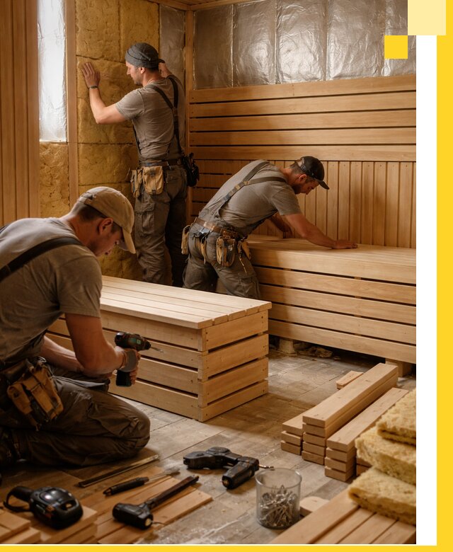 Профессиональное строительство саун под ключ в Петрозаводске