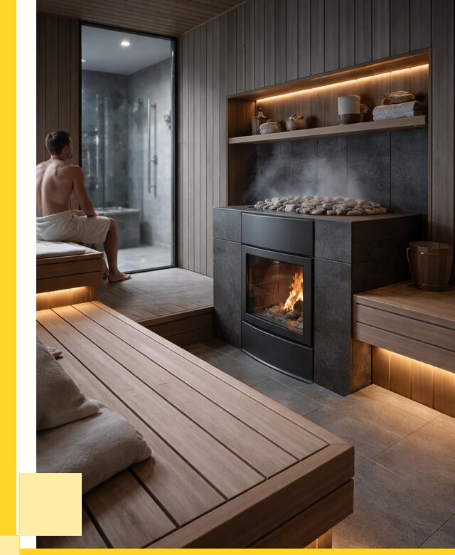 Проект сауны в частном доме в Петрозаводске от 35525 р. | ЭриданПтр