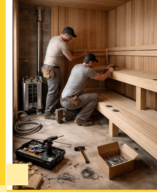 Монтаж саун под ключ в Петрозаводске от 121800 р. | ЭриданПтр