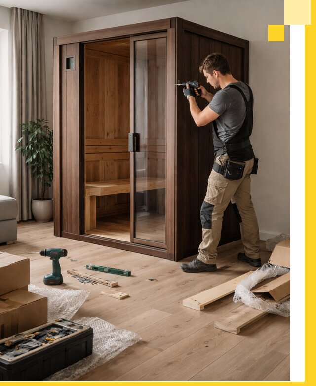 Установка и производство мини саун под ключ в Петрозаводске