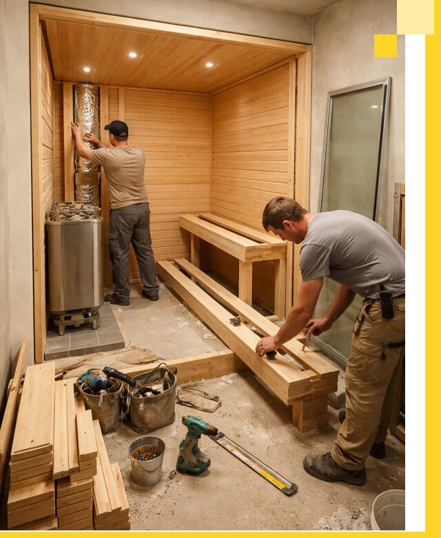 Проектирование и установка домашних саун под ключ в Петрозаводске