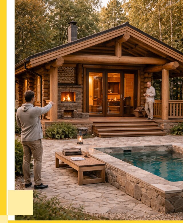 Проекты бань и хамам в Петрозаводске от 25375 р. | ЭриданПтр