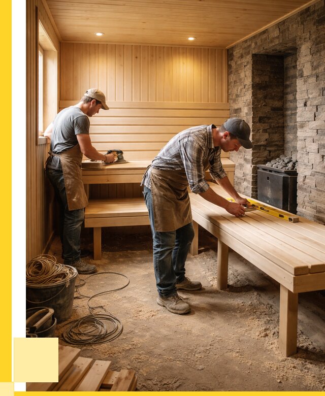 Отделка бани в Петрозаводске: внутренняя отделка от 3045 р. | ЭриданПтр