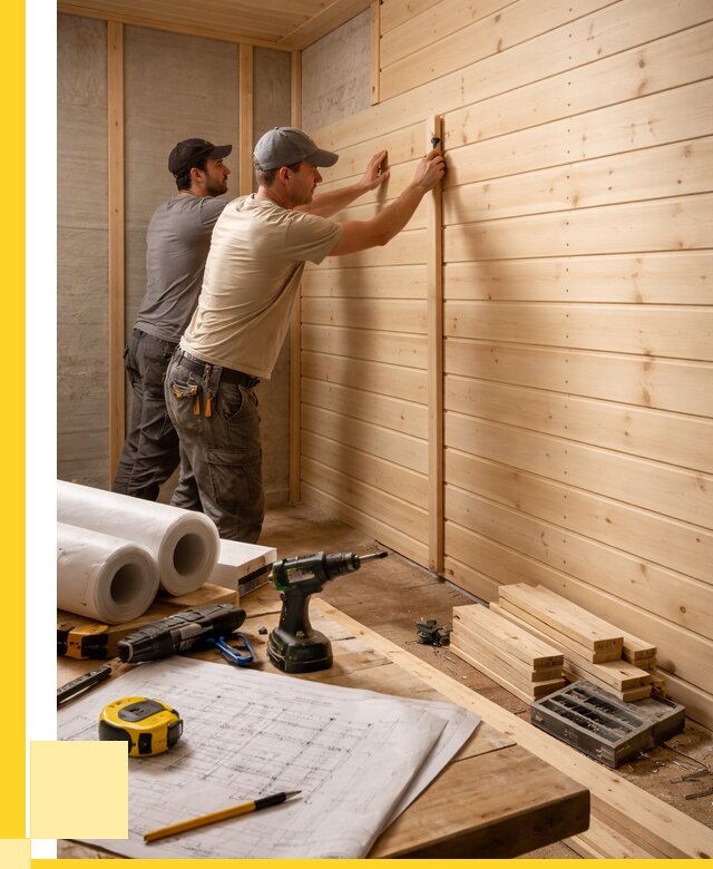 Обшивка бани вагонкой в Петрозаводске от 1218 р., ЭриданПтр