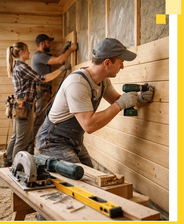 Обшивка бань под ключ в Петрозаводске: отделка стен и потолков