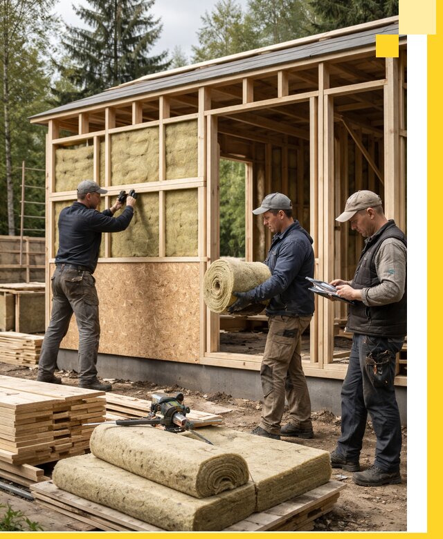 Проектирование и строительство каркасных бань в Петрозаводске под ключ