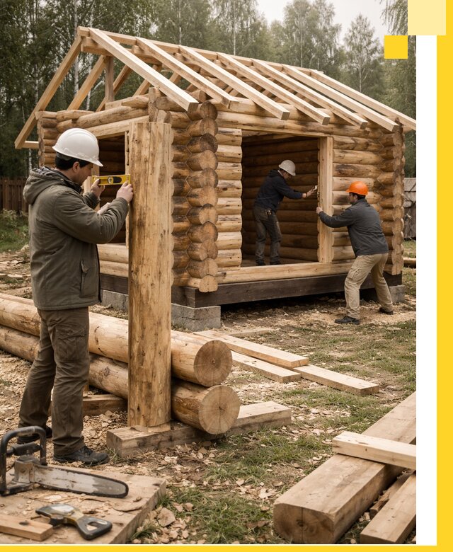 Строительство бань для дачи под ключ в Петрозаводске с доставкой и монтажом