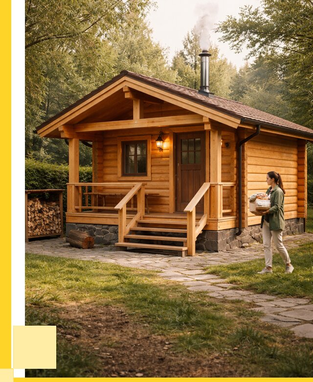 Купить баню под ключ в Петрозаводске от 659750 р. | ЭриданПтр