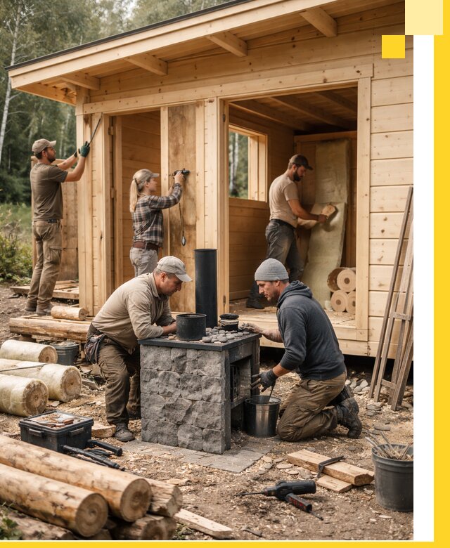 Купить баню под ключ в Петрозаводске строительство монтаж отделка