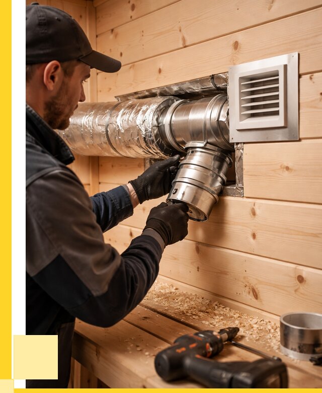 Монтаж вентиляции бани в Петрозаводске от 12180 р. | ЭриданПтр