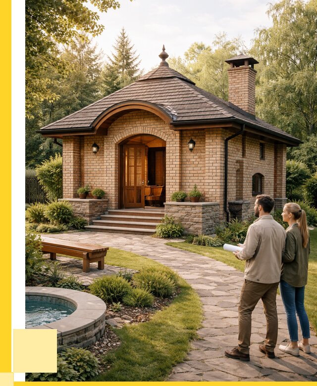 Проект кирпичной бани в Петрозаводске от 30450 р. | ЭриданПтр