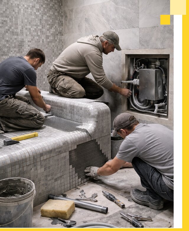 Проекты хамамов под ключ в Петрозаводске и дизайн и строительство